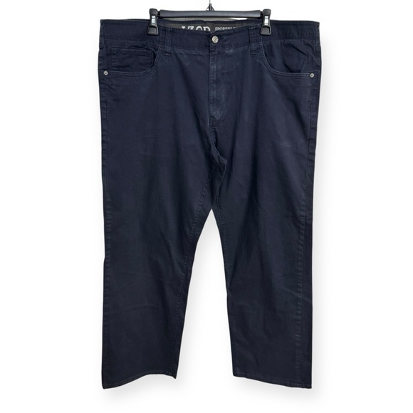 Izod‎ Black Relaxed Jeans Classic Fit 42/30 - Picture 1 of 2